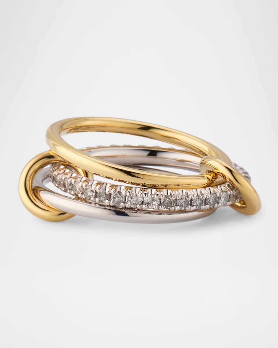 Vega Blanc Petite 4-Band Ring with Diamonds